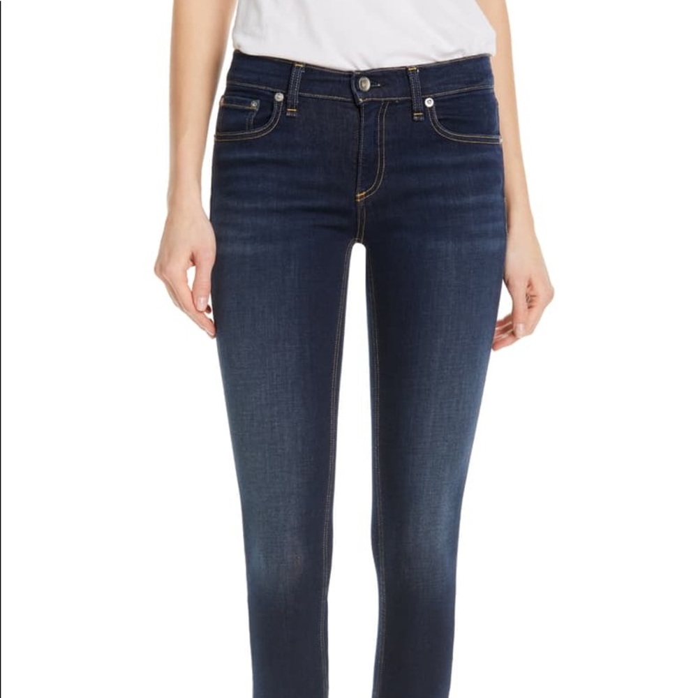 Skinny RAG AND BONE Jeans, dark wash